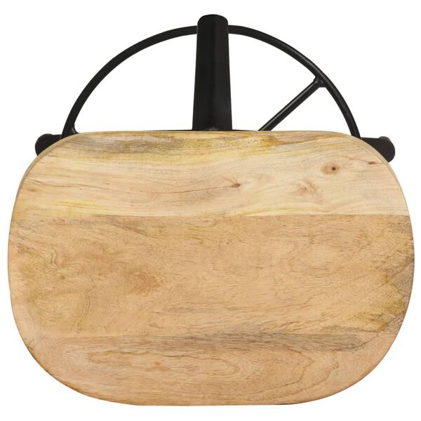 vidaXL Barski stolčki 2 kosa 52 cm trden mangov les