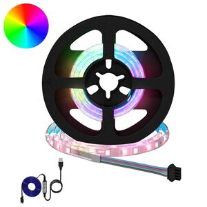 vidaXL LED trak 2 pcs Črna in prozorna 400 mm Baker in plastika