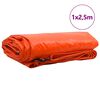 vidaXL Tarpaulin 650g / m&sup2; Oranžna 1 x 2,5 m Platno s PVC premazom