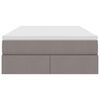 vidaXL Postelja z dodatnim prostorom za shranjevanje in vzmetnico