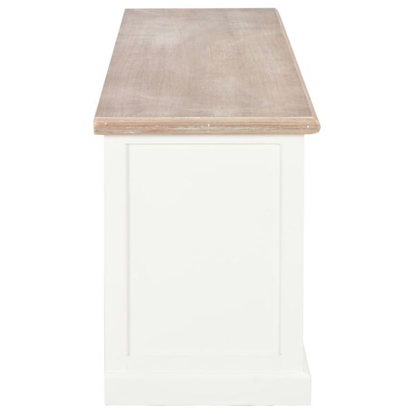 vidaXL TV omarica iz lesa 120x30x40 cm bela