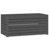 vidaXL Vrtna &scaron;katla siva 101x50,5x46,5 cm trdna borovina