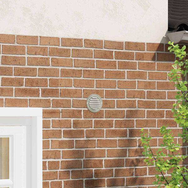 vidaXL Pokrovi za zračne ventile 4 pcs srebrna 80 mm Nerjaveče jeklo