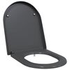 vidaXL Pokrivalo za strani&scaron;če Antracit 49 x 36 x 4 cm Duroplast