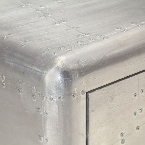 vidaXL Letalska komoda 110x35x75 cm kovina