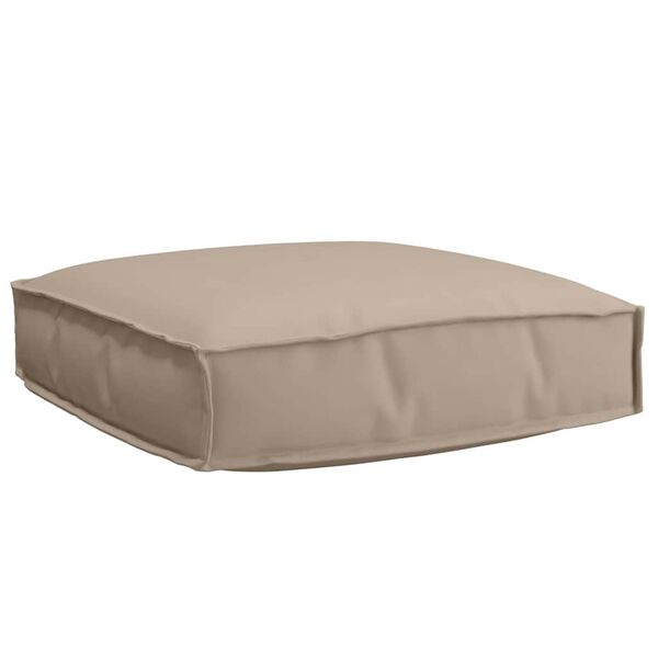 vidaXL Blazina za sedež palete Taupe 60 x 60 x 12 cm Oxford tkanina