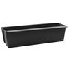 vidaXL Cvečni zaboji za euro palete 24 pcs Črna 36 x 13,5 x 9,5 cm