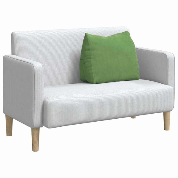 vidaXL Poglavni vzglavnik Svetlo zelena 60 x 20 x 50 cm