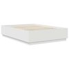vidaXL Konstrukcija postelje Bela 160 x 200 cm Konstruiran les