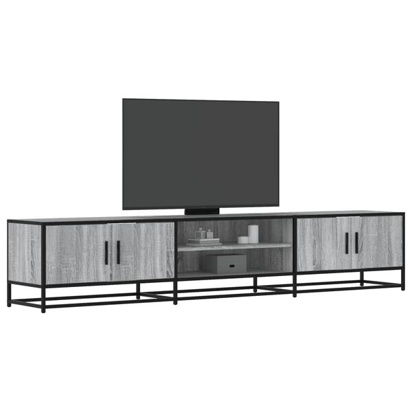 vidaXL TV omarica siva sonoma 210x35x41 cm inženirski les