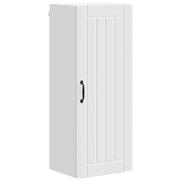 vidaXL Kuhinjski element Lucca Bela 40 x 31 x 100 cm Inženirski les