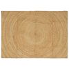 vidaXL Preproge za povr&scaron;ine Pravokotna Rjava 140 x 200 cm Juta