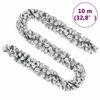 vidaXL Božična girlanda s snegom zelena 10 m PVC