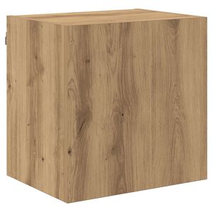 vidaXL TV stenska omara 40,5x30x40cm Umetni hrast Inženirski les