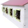 Kids Globe Konjski hlev s 7 boksi 1:24 roza barve