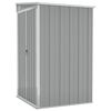 vidaXL Vrtna lopa siva 118x100x178 cm pocinkano jeklo