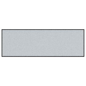 vidaXL Doormat Siva in črna 60 x 180 cm 100% poliamid