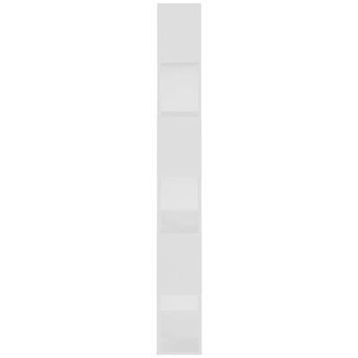 vidaXL Knjižna omara za razdelitev prostora bela 80x24x186 cm