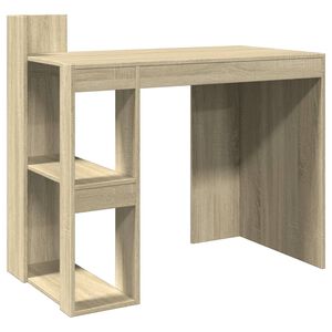 vidaXL Pisarni&scaron;ka pisalna miza sonoma hrast 103,5x56,5x94 cm inž. les