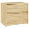vidaXL Nočna omarica 40x30,5x35,5 cm trdna borovina
