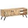 vidaXL TV omarica 110x30x40 cm trden mangov les