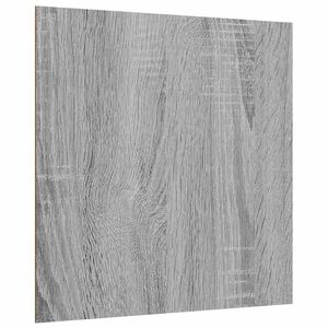vidaXL Dekorativni paneli 12 kos Siva Sonoma 30 x 30 x 0.27 cm
