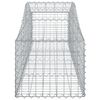 vidaXL Obokane gabion košare 6 kosov 200x50x40/60 cm pocinkano železo