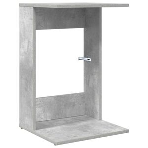 vidaXL Stranska miza Betonsko siva 40 x 38 x 62,5 cm Inženirski les