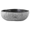 vidaXL Bazen Ovalna Siva (32-37) x (27-30) x 12 cm Rečni kamen