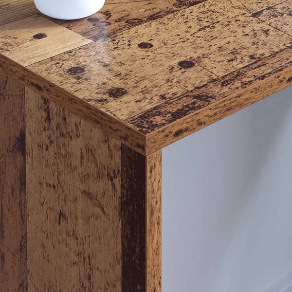 vidaXL Stenska miza Star les 80 x 45 x 30 cm Konstruiran les