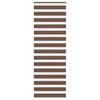vidaXL Zebra zavesa rjava 80x230 cm &scaron;irina blaga 75,9 cm poliester