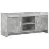 vidaXL TV omarica 102 x 33 x 47 cm Betonsko siva Inženirski les