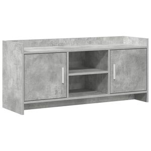 vidaXL TV omarica 102 x 33 x 47 cm Betonsko siva Inženirski les
