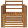 vidaXL Zunanja garnitura za sedenje Naravna 71 x 63 x 73 cm