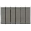 vidaXL Paravan 6-delni antracit 300x180 cm