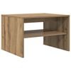 vidaXL Klubska miza Umetni hrast 60 x 50 x 40 cm Inženirski les