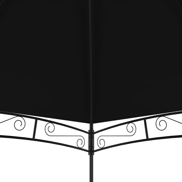 vidaXL Vrtni paviljon 3x3 m antraciten 180 g/m&sup2;