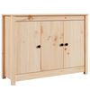 vidaXL Komoda 100x35x74 cm trdna borovina
