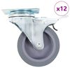vidaXL Gibljiva kolesa 12 kosov 75 mm