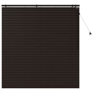 vidaXL Venecijanska žaluzija Temno rjava 145 x 160 cm 35 mm
