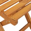 vidaXL Vrtni Stol 4 pcs Olje naravno 40 x 42 x 85 cm