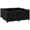 vidaXL Visoka greda 80x80x38 cm polipropilen