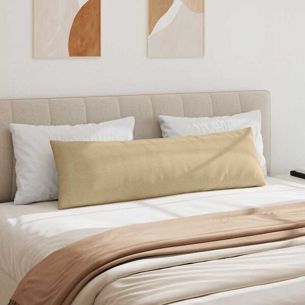 vidaXL Blazine za kavč 2 pcs Siva zelena 145 x 40 cm Žametna tkanina