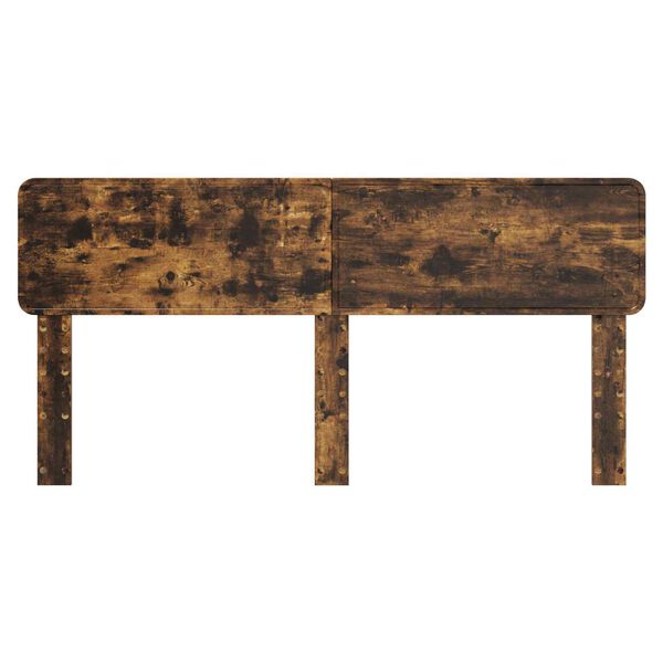 vidaXL Vzglavje Dimljeni oreh 200 cm Konstruiran les