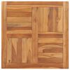 vidaXL Mizna plo&scaron;ča iz trdne tikovine 70x70x2,5 cm