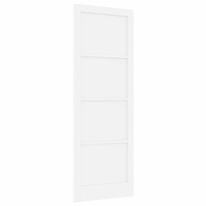 vidaXL Notranja vrata 83 x 232 cm Vezani les Bela