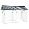 vidaXL Ptičnik Antracit 227 x 112 x 141 cm