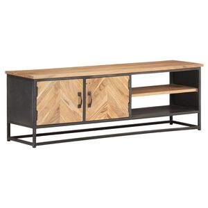 vidaXL TV omarica 120x30x40 cm trden akacijev les