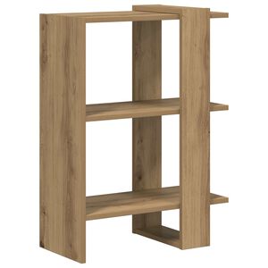 vidaXL Knjižna polica 2 ravni 52 x 25 x 71,5 cm Inženirski les