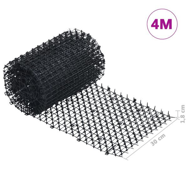 vidaXL Odganjalec živali 400x30 cm PP